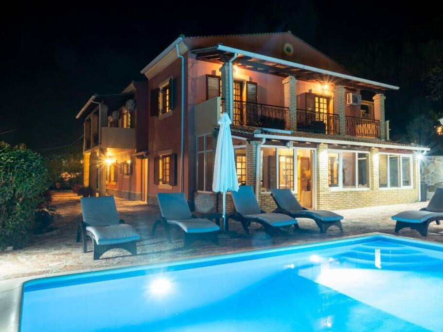 Poli House Family Villa W/ Pool Corfu  Экстерьер фото