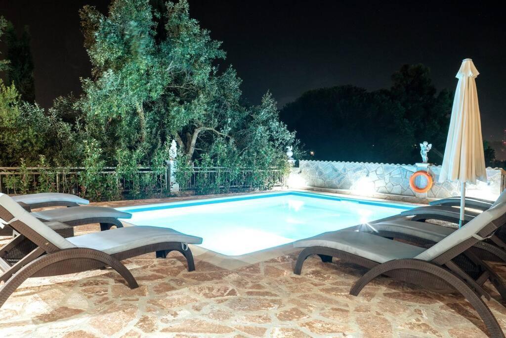 Poli House Family Villa W/ Pool Corfu  Экстерьер фото